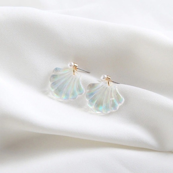 Abalone Shell Earrings - Picture 4 of 4